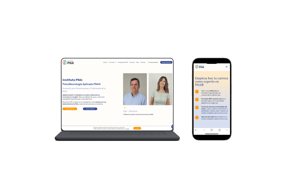 diseño web SEO formación de psicología Cometa Web