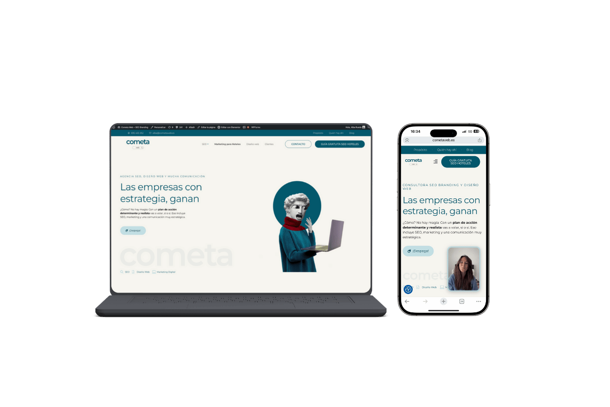 diseño web SEO para empresas Cometa Web –