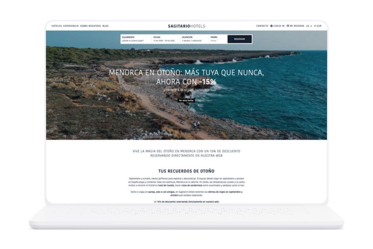 Marketing de contenidos SEO Hoteles Cometa Web