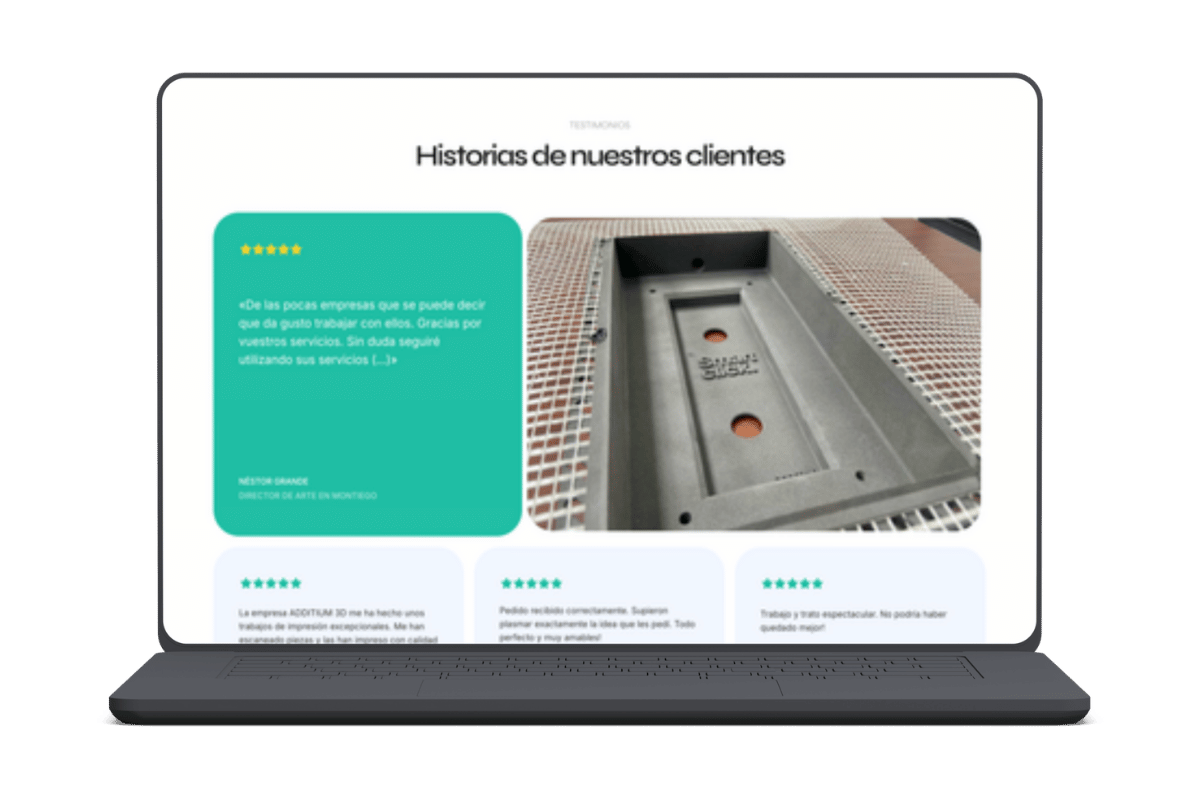Caso – Diseño web Additium3D – Cometa Web_ 14