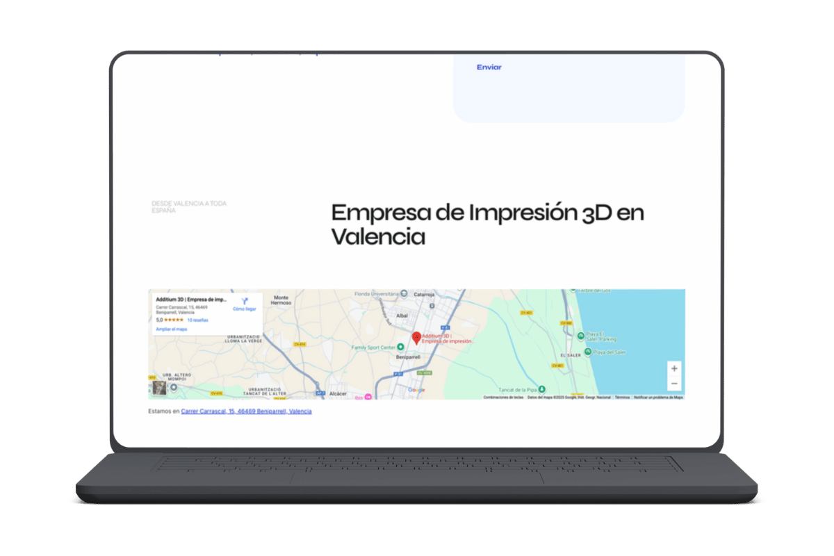 Caso – Diseño web Additium3D – Cometa Web_ 15
