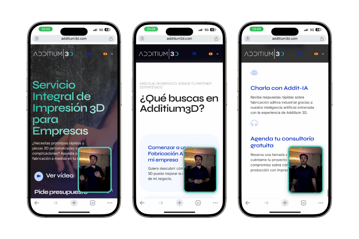 Caso de éxito: Nueva web corporativa de empresa valenciana de impresión 3D