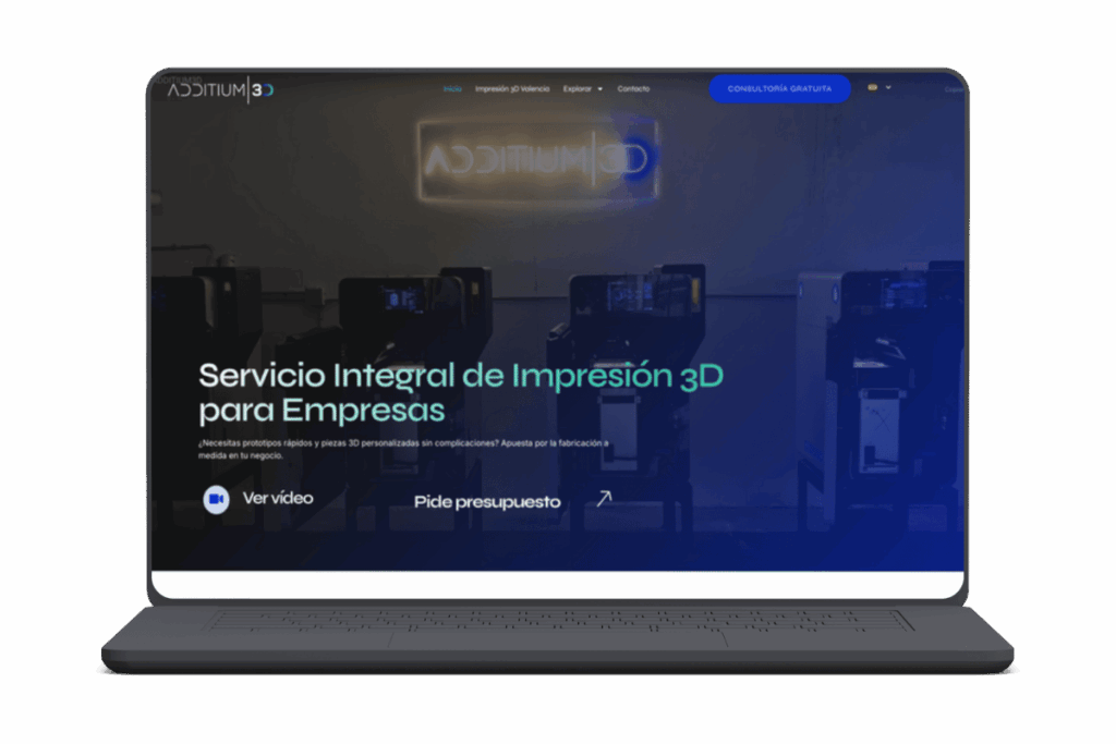 Diseño Web Empresa B2B en Valencia – Cometa Web
