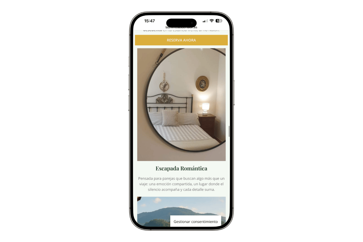 Diseño web Apartamentos turisticos Asturias – Cometa Web 12