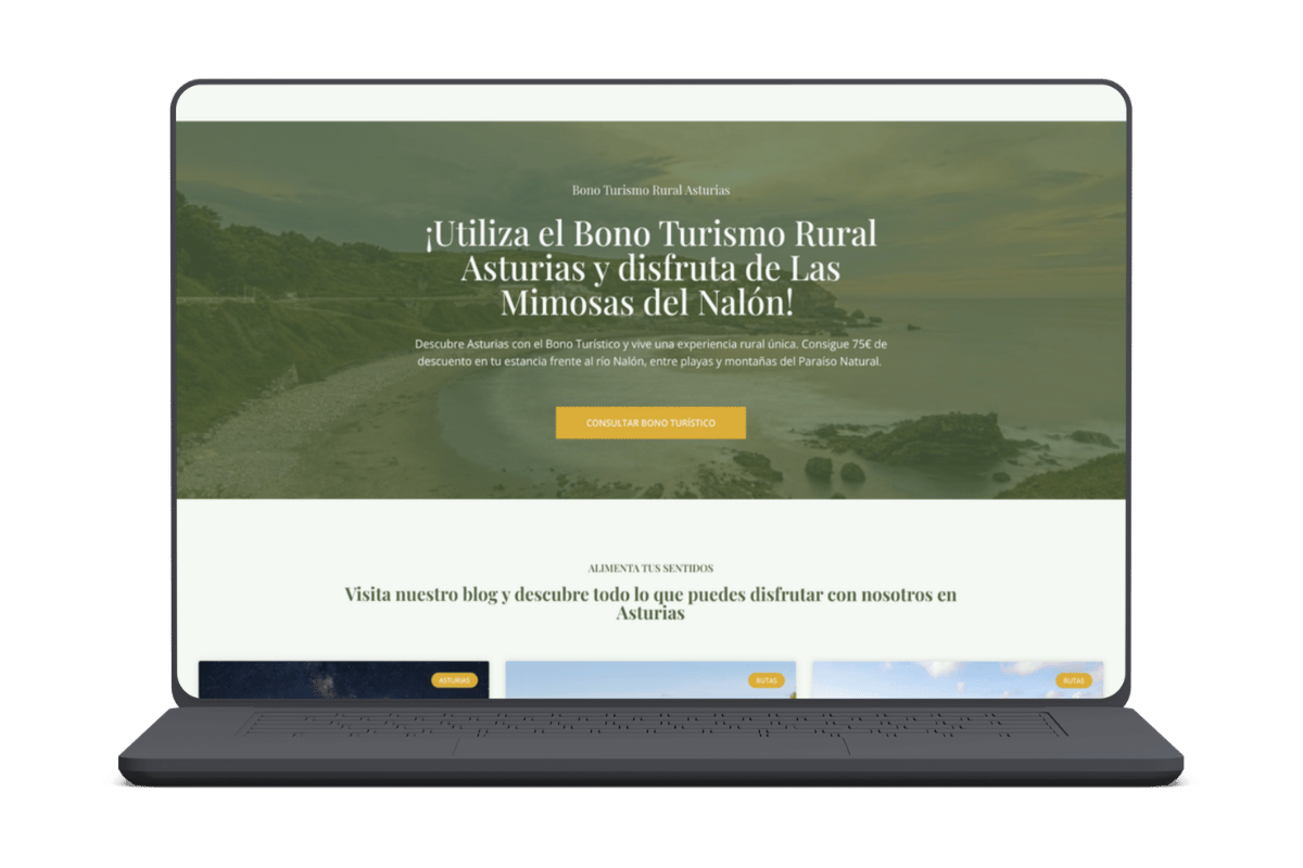 Diseño web Apartamentos turisticos Asturias – Cometa Web 5