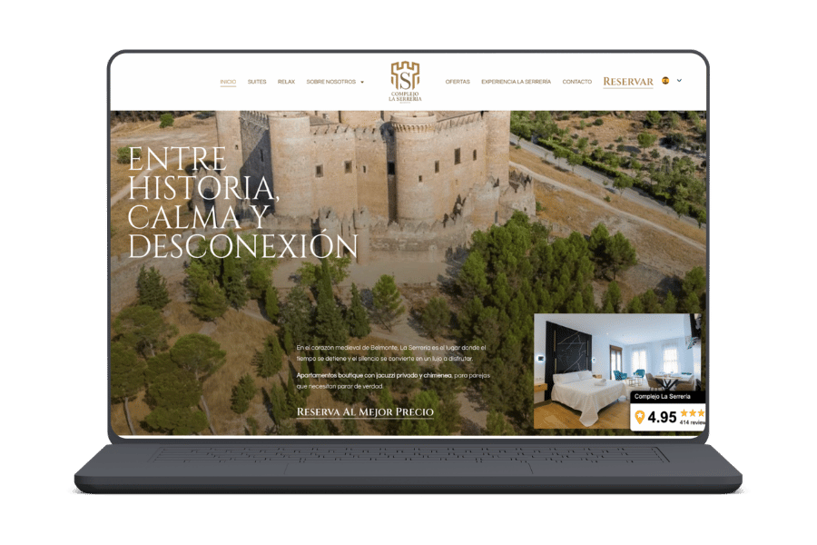 Caso – Diseño web Complejo La Serrería – Cometa Web 6