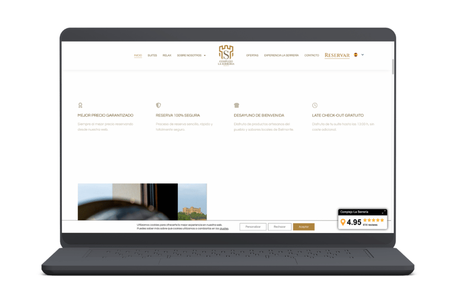 Caso – Diseño web Complejo La Serrería – Cometa Web 8